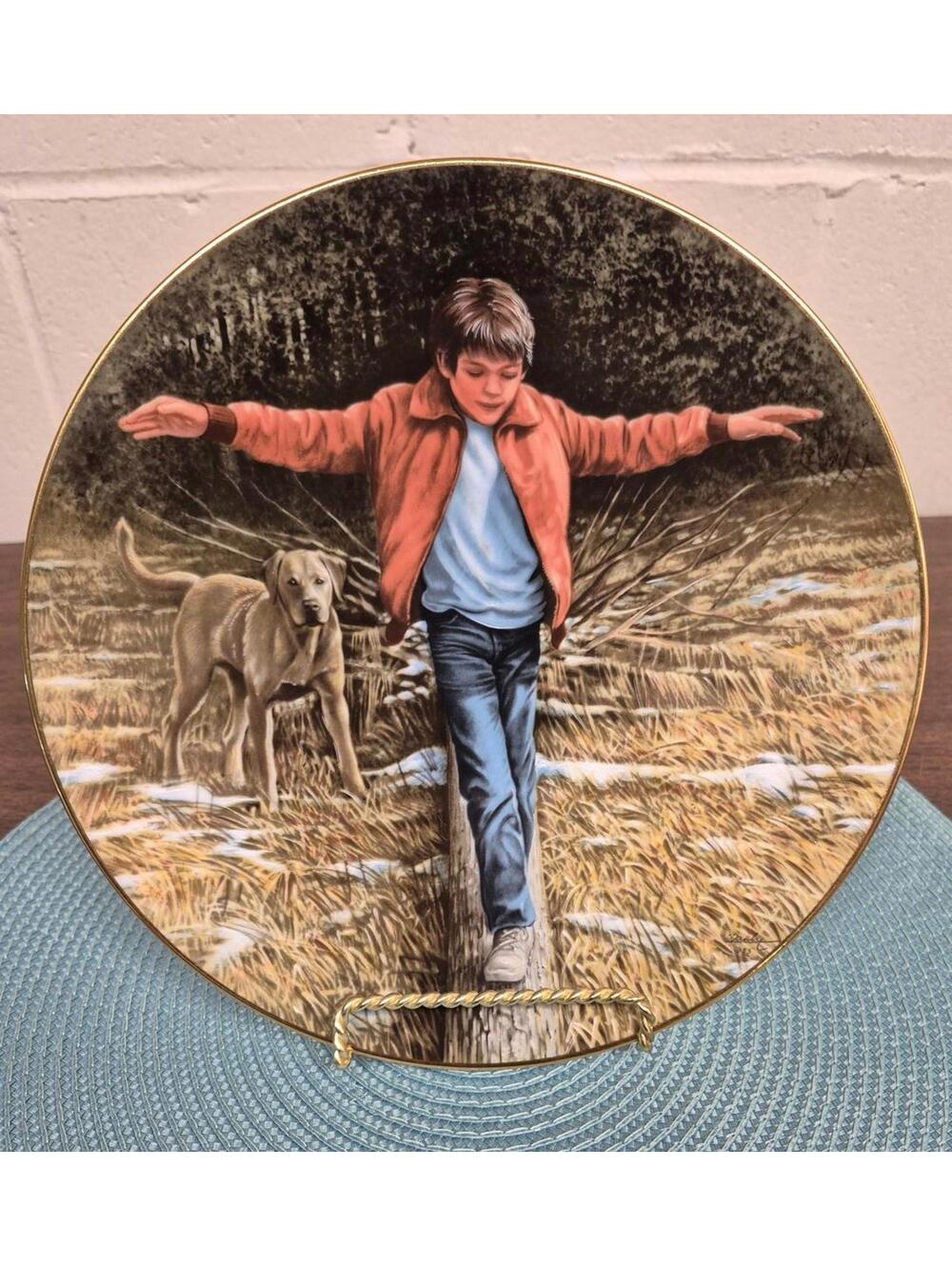 Challenging the Log Collector Plate by K. Danby - Reflections of Youth Series
